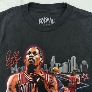 Rodman Apparel Black Dennis Rodman Graphic T Shirt Men's 90's Nostalgic
